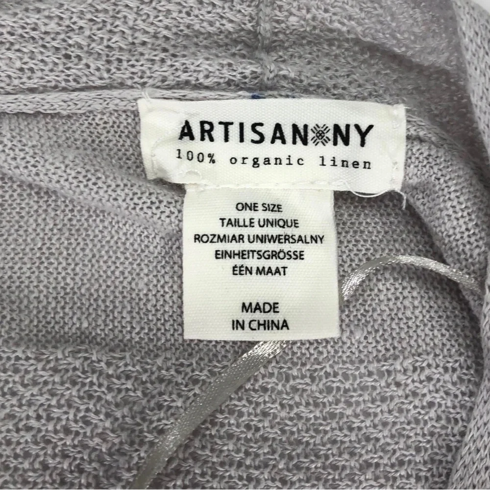 Artisan NY, 100% Organic Linen, cardigan? Size OS